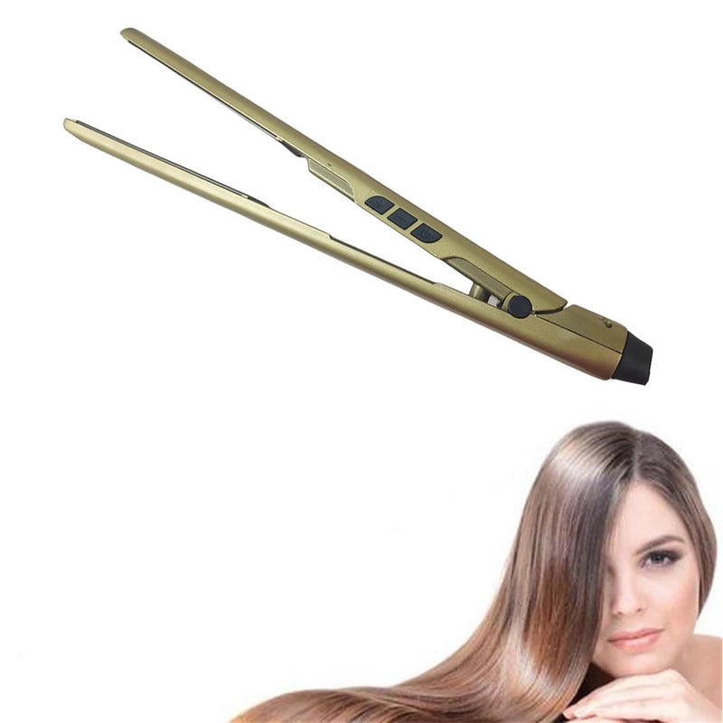 Prancha de Cabelo Profissional Chapinha Slim Placa Nano Titanio Coiffeur Cabeleireiro
