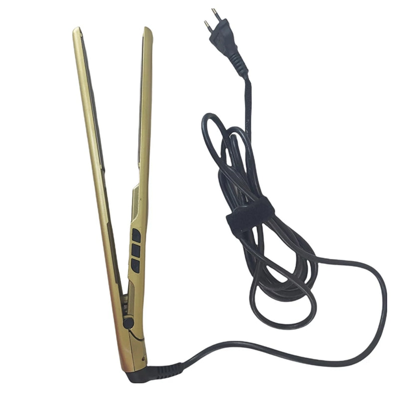 Prancha de Cabelo Profissional Chapinha Slim Placa Nano Titanio Coiffeur Cabeleireiro