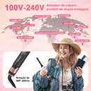 Prancha Profissional de Cabelo 230°C Cerâmica 9mm – Preto