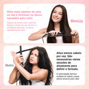 Prancha Profissional de Cabelo 230°C Cerâmica 9mm – Preto