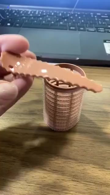 Kit 6/8 Bobs Cabelo Velcro Modeladores + 6/8 Prendedores, DIY Styling Tools tamanho Grandes 6.2x4cm/Medios 6.2*3.2cm