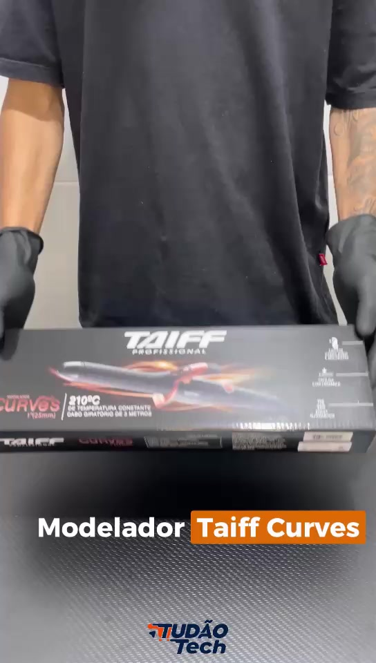MODELADOR DE CABELOS PROFISSIONAL CURVES TAIFF BIVOLT AUTOMÁTICO 25MM