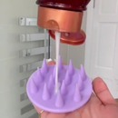 KIT 3 Escova De Lavar Cabelo de Silicone Auxilia O Crescimento Diminui A Quebra