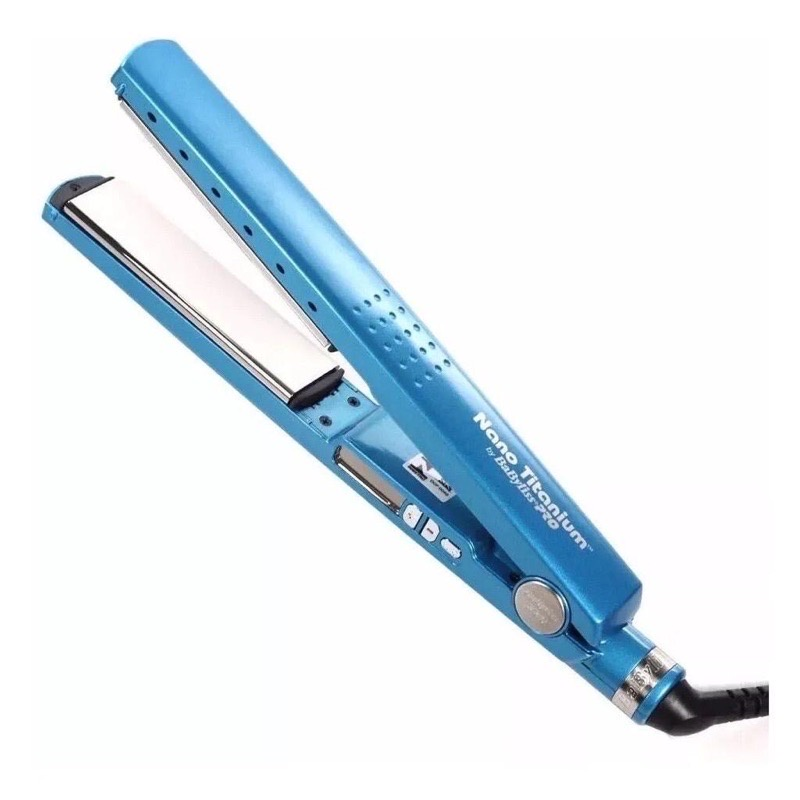 Chapinha prancha de cabelo nano titanium 450F Azul bivolt 110/220V