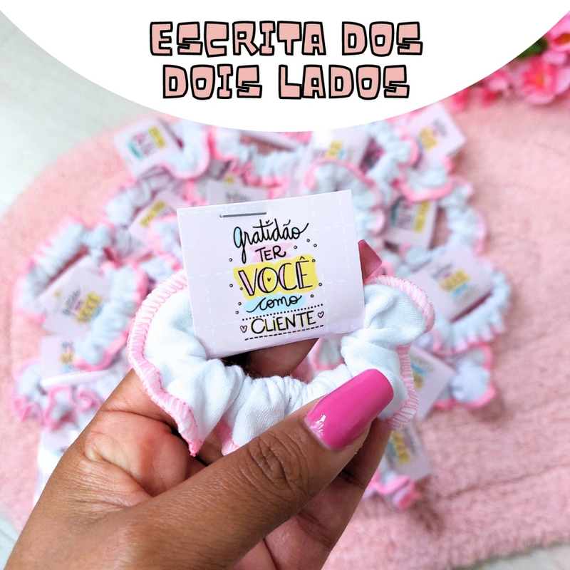 Xuxinhas Rabicó Laço de Cabelo com Tag Personalizada Presente Para Clientes
