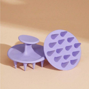 KIT 3 Escova De Lavar Cabelo de Silicone Auxilia O Crescimento Diminui A Quebra