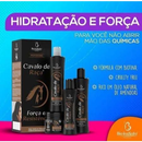 Kit Cavalo de Raça Bio Instinto 4itens Anti Queda Brilho Força Crescimento Salão Beleza Frizz
