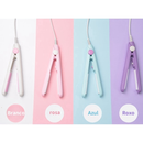 Mini Chapinha Prancha De Cabelo Pequena Portátil Chapinha Profissional Com Case Transporte Bivolt