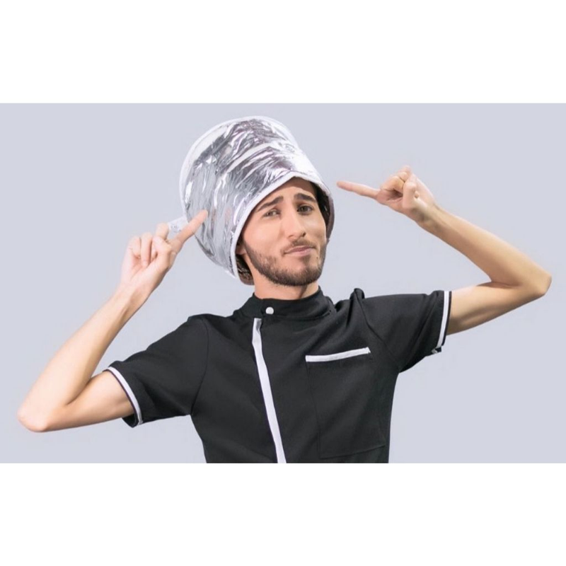 Touca Térmica Metalizada 110v ou 220v para Tratamento Hidratação Capilar
