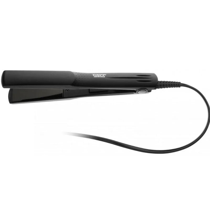 Prancha Chapa Cerâmica Taiff Profissional 180° Bivolt Preto 110v/220v