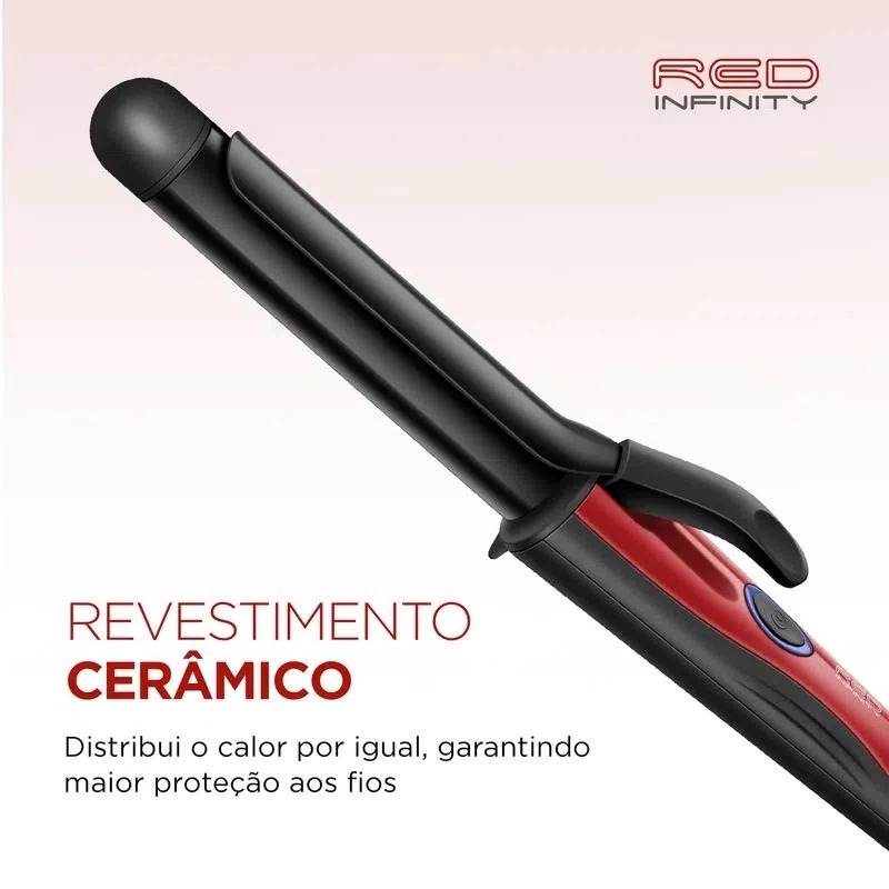Babyliss Modelador de Cachos Mondial 25mm 210ºC EM-12 BIVOLT 110/220V Original