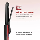 Babyliss Modelador de Cachos Mondial 25mm 210ºC EM-12 BIVOLT 110/220V Original