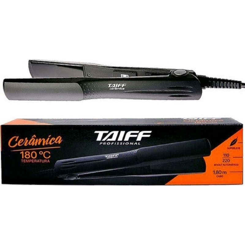 Chapinha Taiff Profissional Clássica Cerâmica Preta Bivolt