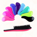 Escova Antifrizz Desembaraçadora flexivel cabelo cabelos cacheados lisos curto longo todos os tipos de cabelo macia