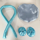 Modelador de Cachos Cabelo Curling Rod Cetim Sem Calor + 2 Scrunchies