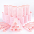 Kit 6/8 Bobs Cabelo Velcro Modeladores + 6/8 Prendedores, DIY Styling Tools tamanho Grandes 6.2x4cm/Medios 6.2*3.2cm