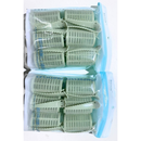 Kit 6/8 Bobs Cabelo Velcro Modeladores + 6/8 Prendedores, DIY Styling Tools tamanho Grandes 6.2x4cm/Medios 6.2*3.2cm