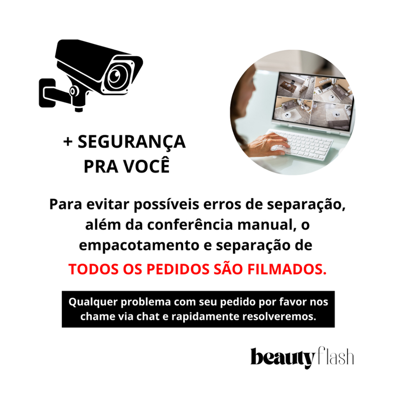 Kit 05 Escova Raquete Flex Escova Mágica e Polvo Massageador de Silicone Touca de Cetim Beauty Flash