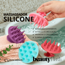 Kit 05 Escova Raquete Flex Escova Mágica e Polvo Massageador de Silicone Touca de Cetim Beauty Flash