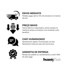 Kit 05 Escova Raquete Flex Escova Mágica e Polvo Massageador de Silicone Touca de Cetim Beauty Flash