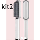 Escova Alisadora Bivolt 5 em 1 -Profissional Alisa, Hidrata, Modela, Alinha e Anti-Frizz Ultra Leve 378g para Viagens