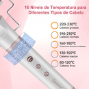 Modelador De Cachos Triondas Aquecimento Rápido em Segundo Tela LED 230 °C 22cm de diâmetro Bivolt Hatteker HT-128