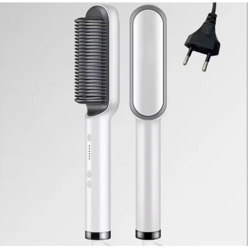 Escova Alisadora Anion Hair Pro 3 em 1 , Secador, Chapinha e Modelador de Cachos Bivolt fang