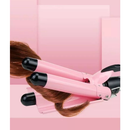 Chapinha Triondas Ondulador Formador Triplo 22mm Modelador de Cachos Onda Cabelo Cerâmica 200°C