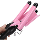 Chapinha Triondas Ondulador Formador Triplo 22mm Modelador de Cachos Onda Cabelo Cerâmica 200°C