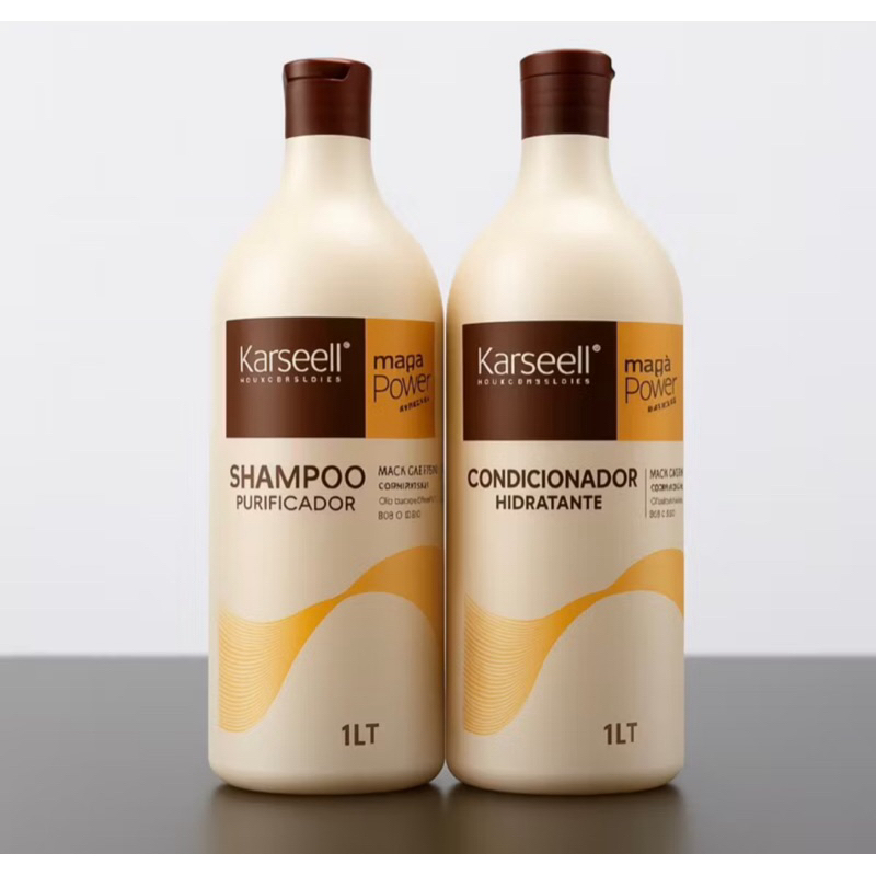 Kit Completo Karseell Máscara 500 g + condicionador 1L + Shampoo 1L + Óleo karseell P 50ml