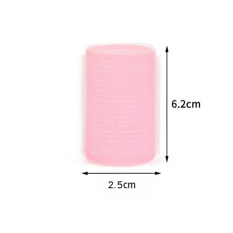 Kit 10 Bobs de Velcro + 10 Prendedores – Modeladores de Cabelo DIY – Tamanho Único 6,3x2,5cm