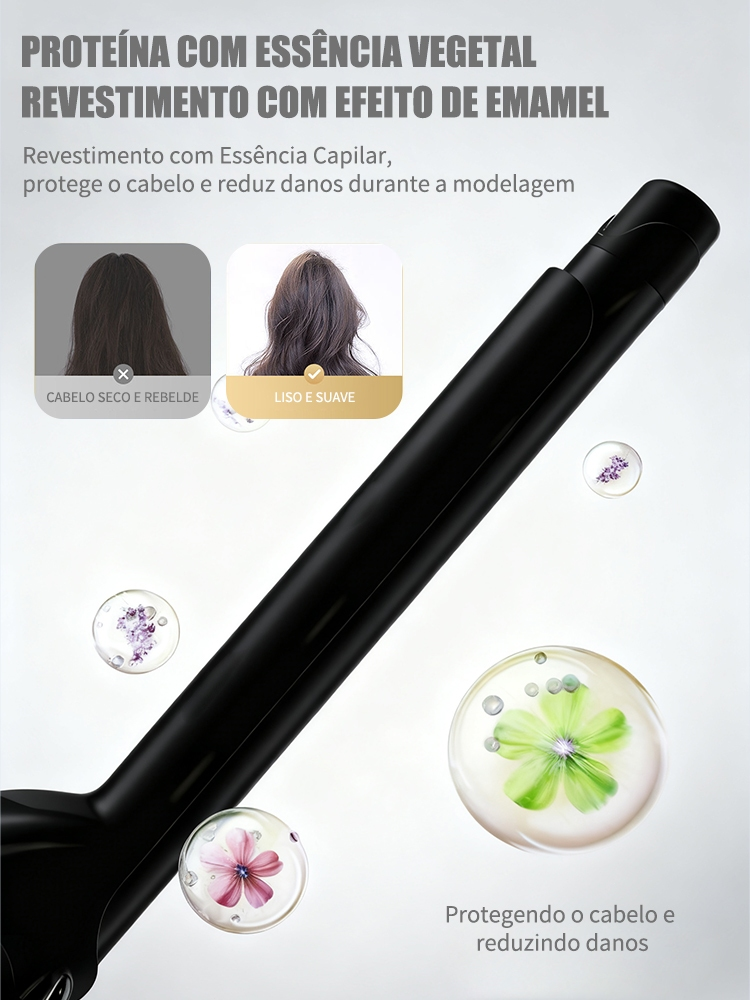 13 mm Modelador de Cachos Ionização Bivolt 220V 127V Anti Frizz À Prova Negativos Sem Danos Ao Cabelo Rápido Aquecimento