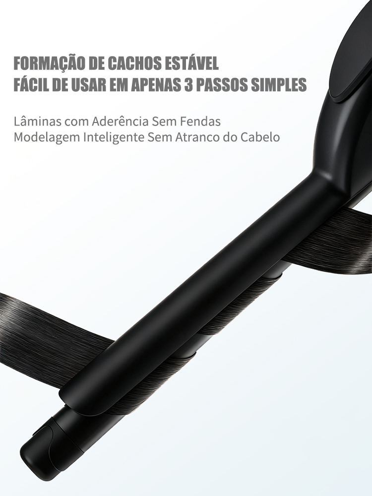 9 mm Modelador de Cachos Ionização Bivolt 220V 127V Anti Frizz À Prova Negativos Sem Danos Ao Cabelo Rápido Aquecimento