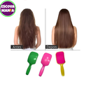 Kit Pura Beleza - 1 Escova Magica + 1 Escova Raquete + Toca De Cetim + Anti Frizz - De Desembaraçar Cabelo