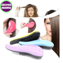 Kit Pura Beleza - 1 Escova Magica + 1 Escova Raquete + Toca De Cetim + Anti Frizz - De Desembaraçar Cabelo