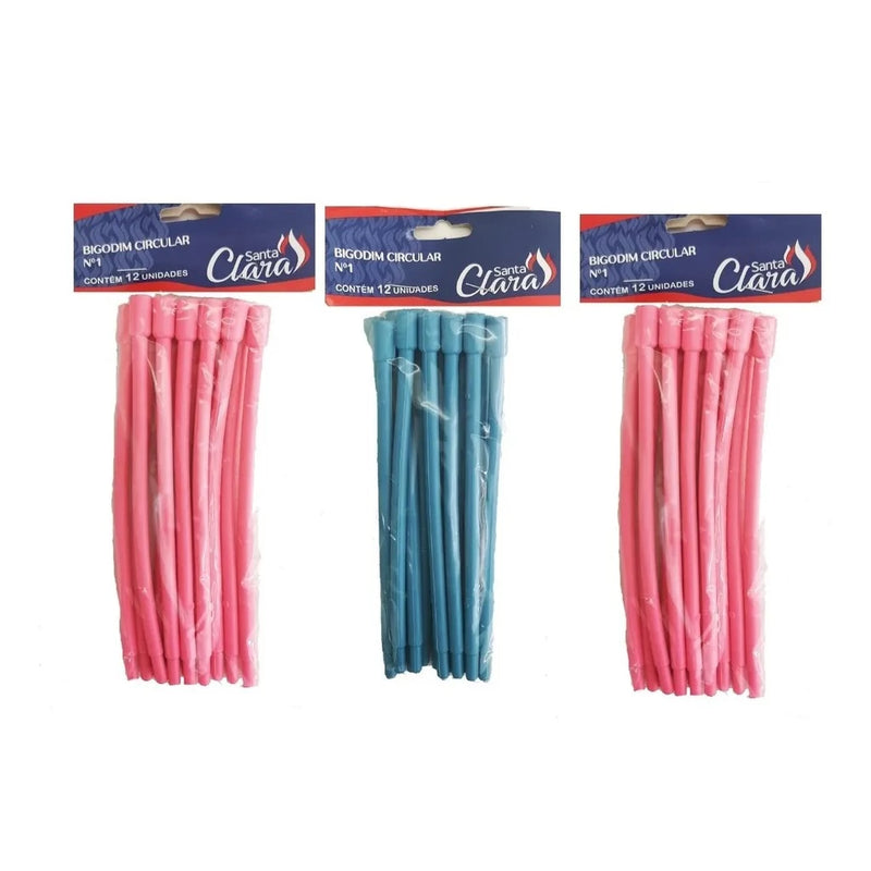 Bigundim Bigodinho Circular N°1 Com 12 Unidades - Santa Clara