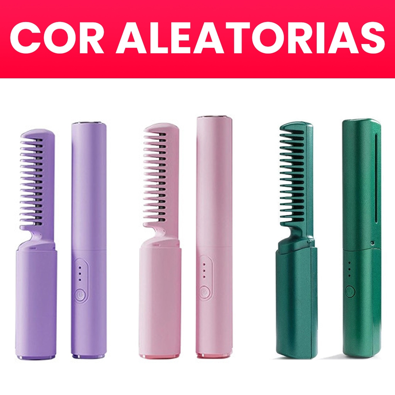 USB Hot Air Escova Alisador De Cabelo Sem Fio Secador Elétrico Recarregável Para Todos Os Tipos