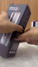 Modelador de cabelo automático sem fio com bateria recarregável de cerâmica embutida marisa