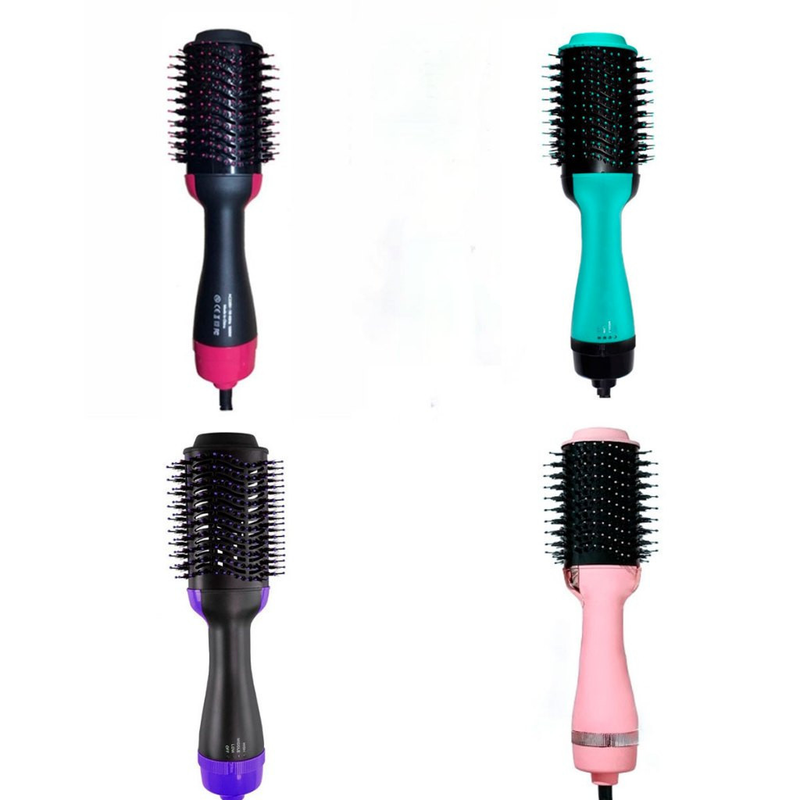 Escova Secadora Alisador Elétrica Quente Cabelo Com 3 Em1 Hair Styler Marisa APENAS 110