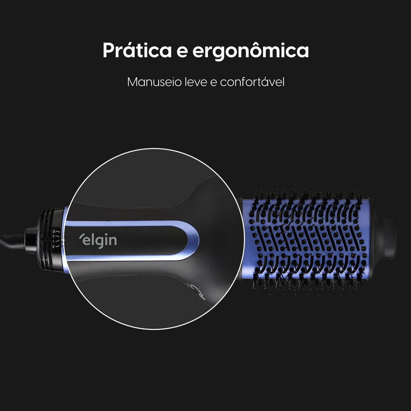Escova Secadora Agile Glossy Elgin 1300w Bilvolt