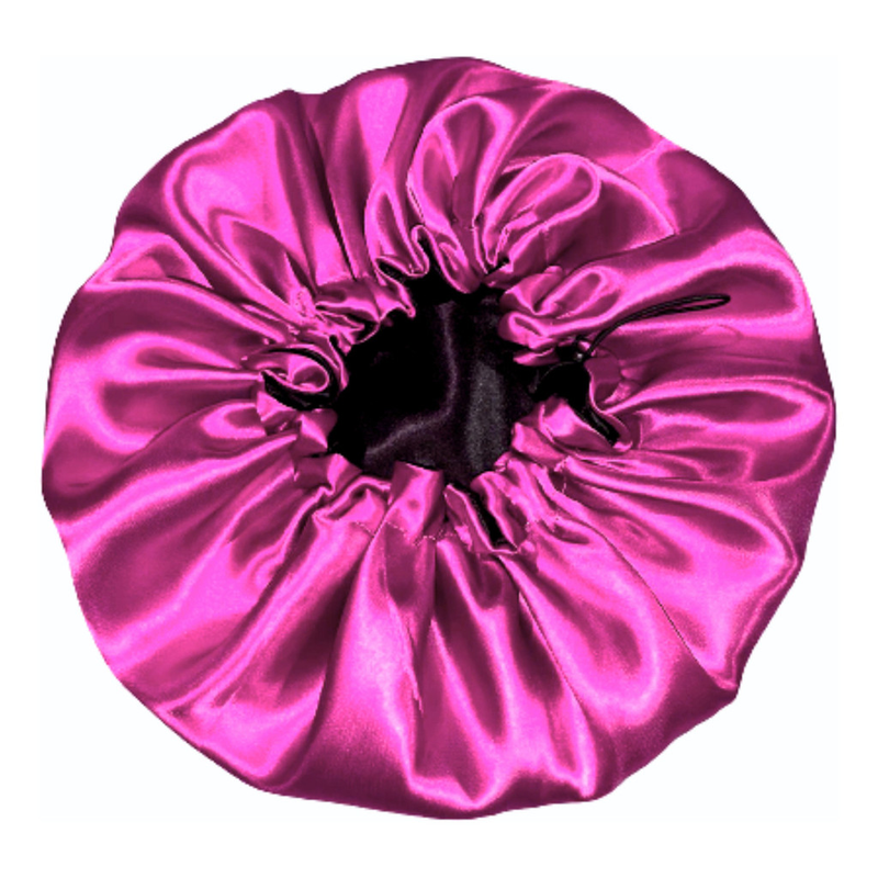 Kit Com Modelador De Cachos + Touca Cetim Dupla Face Com Regulador