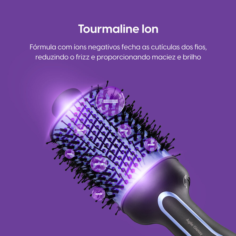 Escova Secadora Agile Glossy Elgin 1300w Bilvolt