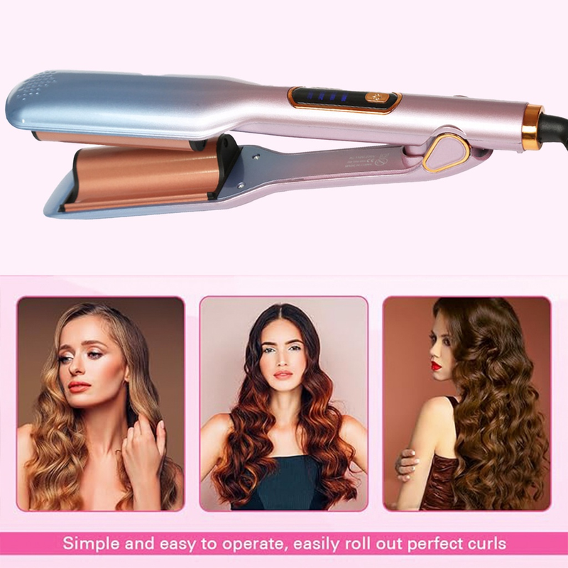 Ondulador Profissional 2 Barris 32mm 110V/220V – Cerâmico com Temperatura Ajustável