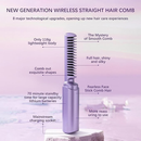USB Hot Air Escova Alisador De Cabelo Sem Fio Secador Elétrico Recarregável Para Todos Os Tipos