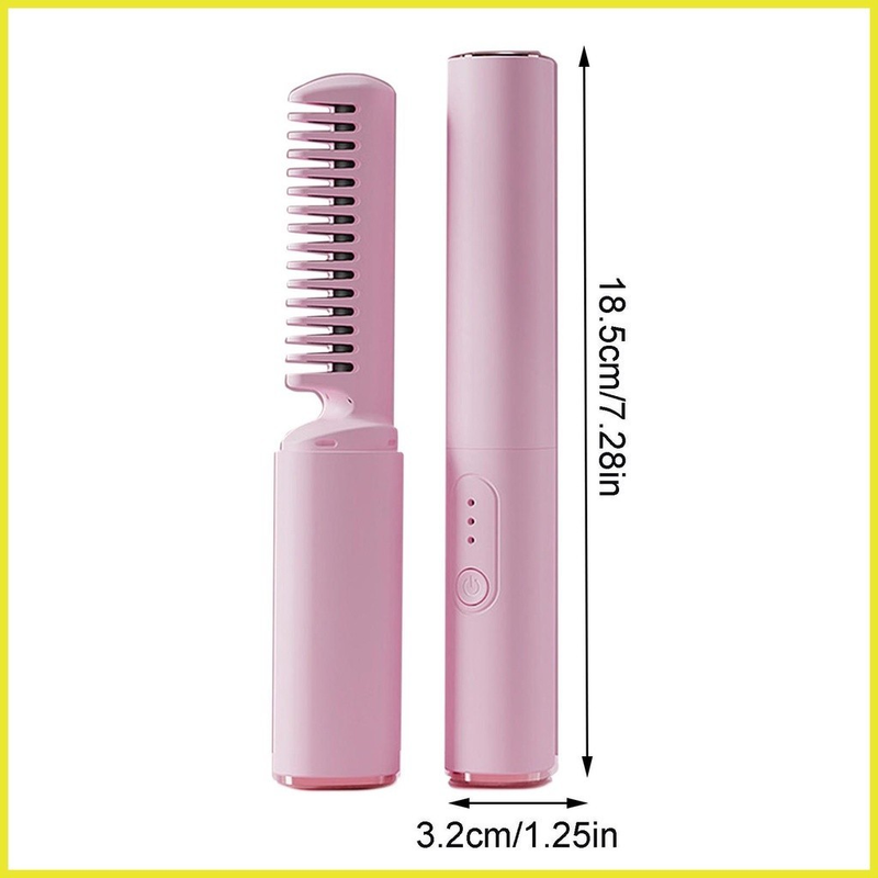 USB Hot Air Escova Alisador De Cabelo Sem Fio Secador Elétrico Recarregável Para Todos Os Tipos