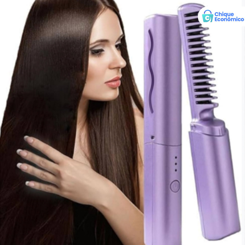 USB Hot Air Escova Alisador De Cabelo Sem Fio Secador Elétrico Recarregável Para Todos Os Tipos