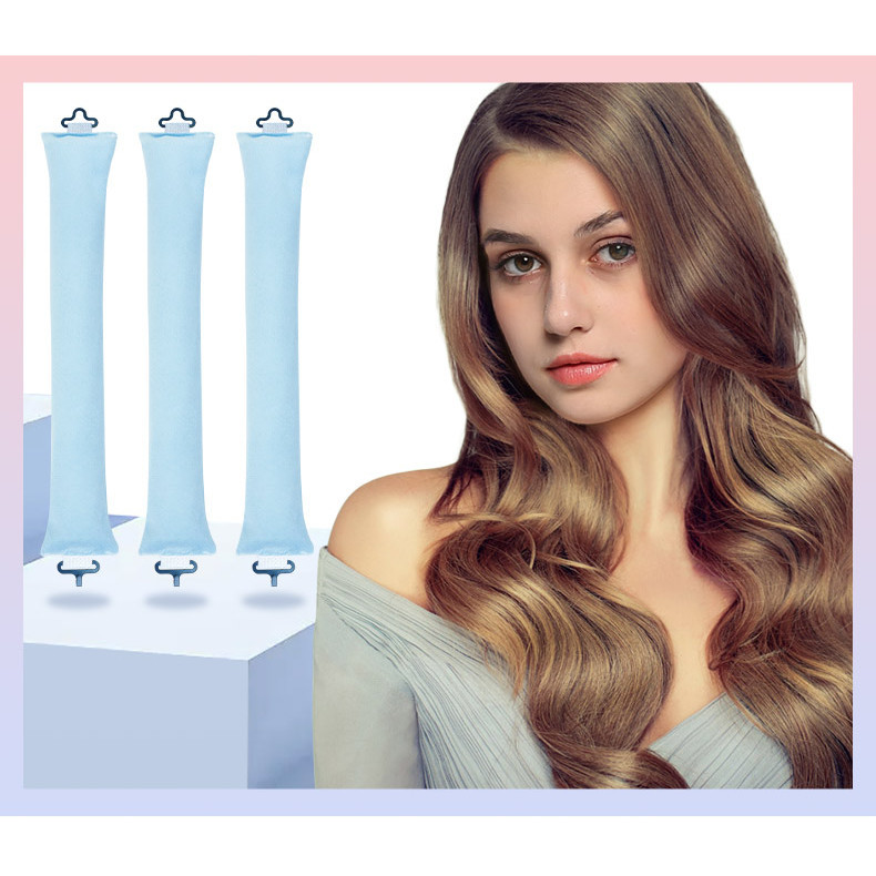 Modelador De Cabelo Sem Calor, Hastes Flexíveis Com Gancho, Haste De Ondulação Sem Calor Para Todos