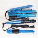 Kit 3 em 1- Prancha Chapinha Íon Titânio Iônica Profissional 450f Prancha de Cabelo 110/220v