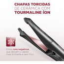 Prancha Alisadora Mondial Bivolt Grey Rose Twist P-29 230°