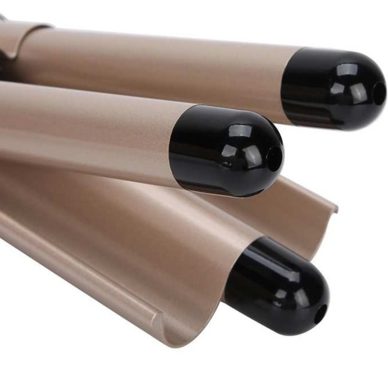 Chapinha Triondas Ondulador Formador Triplo 22mm Modelador de Cachos Onda Cabelo Cerâmica Para Longo E Curto 200°C